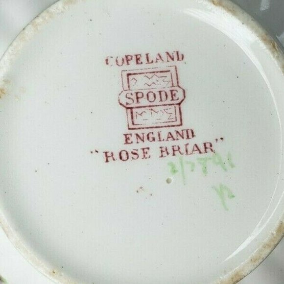 Set of 4 Copeland Spode Rose Briar Butter Pat Dishes - Etsy VTG Copeland Spode Rose Briar Dinner Set